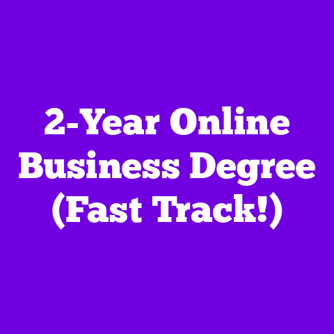 2-Year Online Business Degree (Fast Track!)