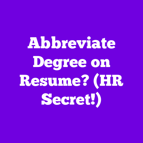 Abbreviate Degree on Resume? (HR Secret!)