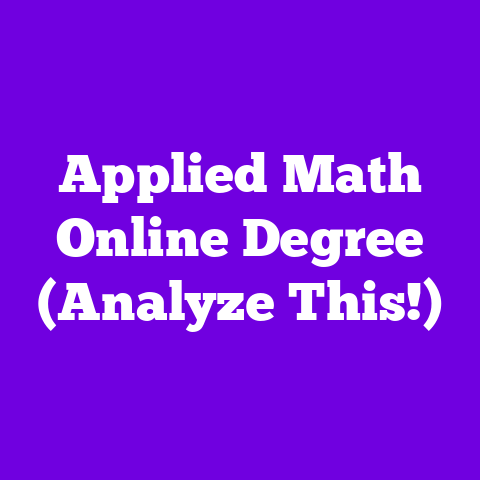 Applied Math Online Degree (Analyze This!)