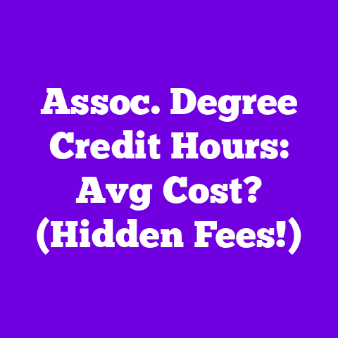 Assoc. Degree Credit Hours: Avg Cost? (Hidden Fees!)