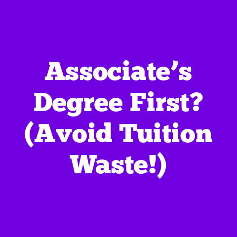 Associate’s Degree First? (Avoid Tuition Waste!)