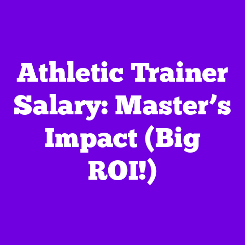 Athletic Trainer Salary: Master’s Impact (Big ROI!)