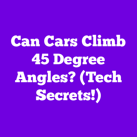 Can Cars Climb 45 Degree Angles? (Tech Secrets!)
