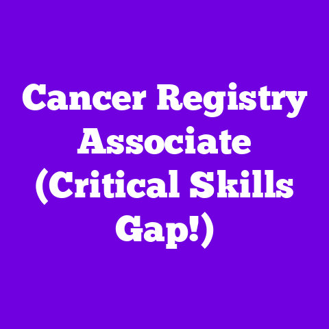 Cancer Registry Associate (Critical Skills Gap!)