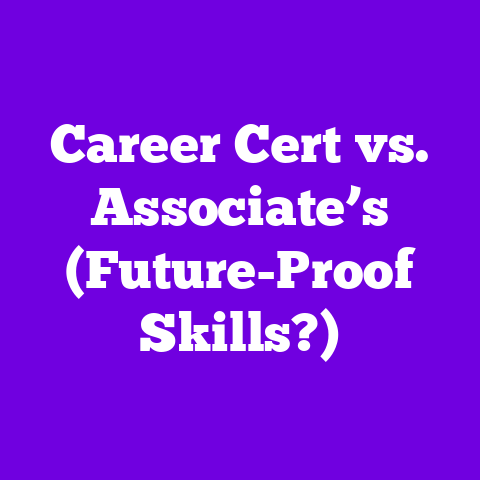 Career Cert vs. Associate’s (Future-Proof Skills?)