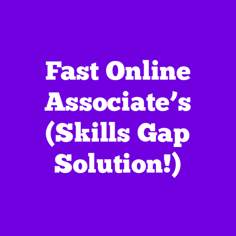 Fast Online Associate’s (Skills Gap Solution!)