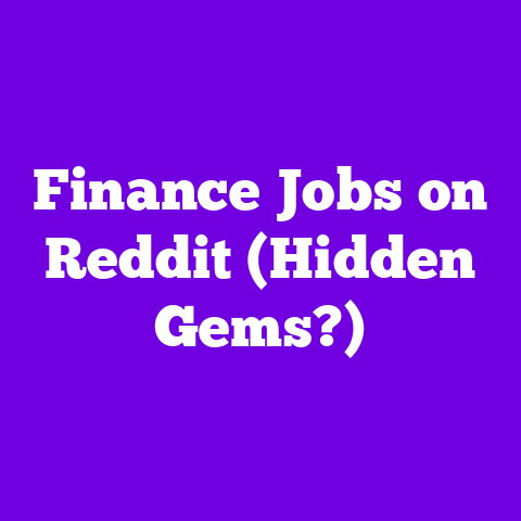 Finance Jobs on Reddit (Hidden Gems?)