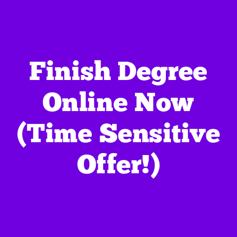 Finish Degree Online Now (Time Sensitive Offer!)