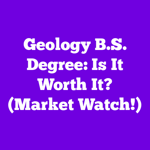 Geology B.S. Degree: Is It Worth It? (Market Watch!)