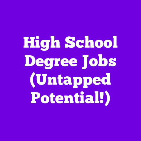 High School Degree Jobs (Untapped Potential!)