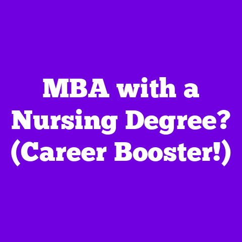 MBA with a Nursing Degree? (Career Booster!)