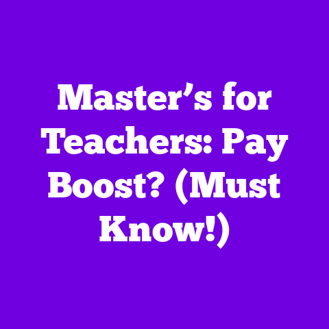 Master’s for Teachers: Pay Boost? (Must Know!)