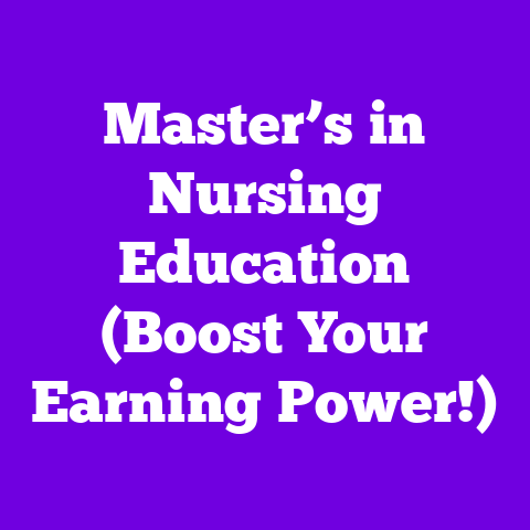 Master’s in Nursing Education (Boost Your Earning Power!)