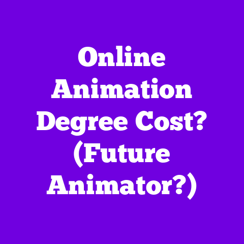 Online Animation Degree Cost? (Future Animator?)
