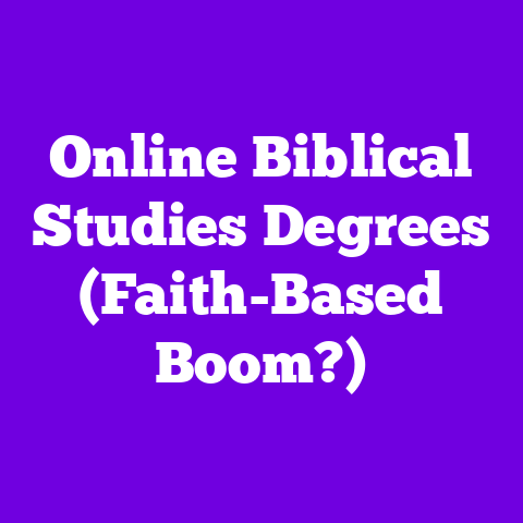 Online Biblical Studies Degrees (Faith-Based Boom?)