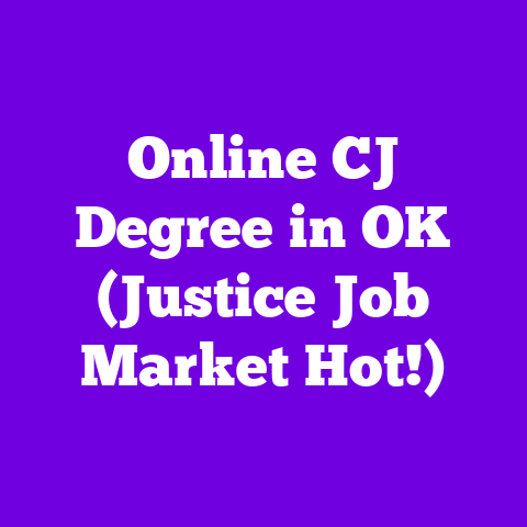 Online CJ Degree in OK (Justice Job Market Hot!)