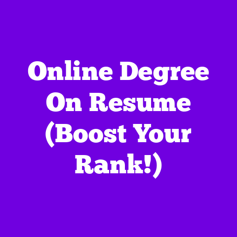Online Degree On Resume (Boost Your Rank!)