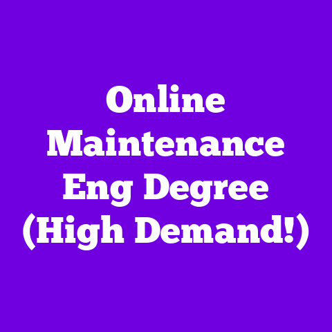 Online Maintenance Eng Degree (High Demand!)