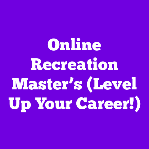 Online Recreation Master’s (Level Up Your Career!)