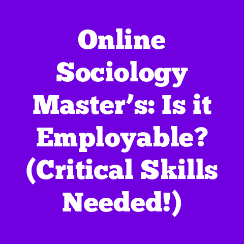 Online Sociology Master’s: Is it Employable? (Critical Skills Needed!)