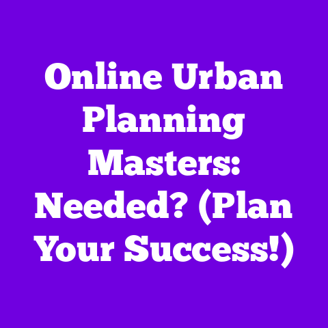 Online Urban Planning Masters: Needed? (Plan Your Success!)