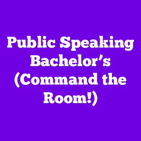 Public Speaking Bachelor’s (Command the Room!)