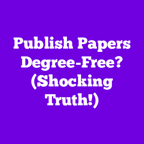 Publish Papers Degree-Free? (Shocking Truth!)