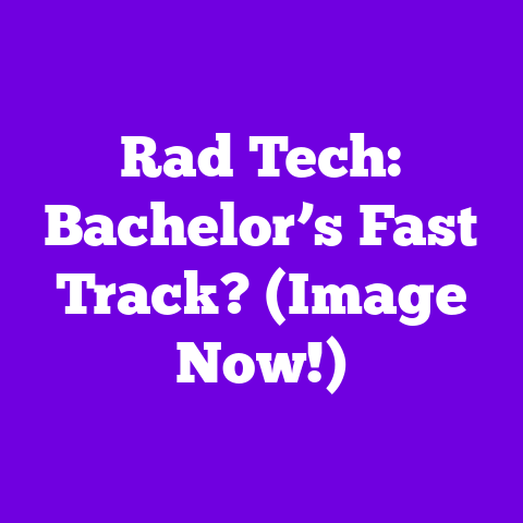 Rad Tech: Bachelor’s Fast Track? (Image Now!)