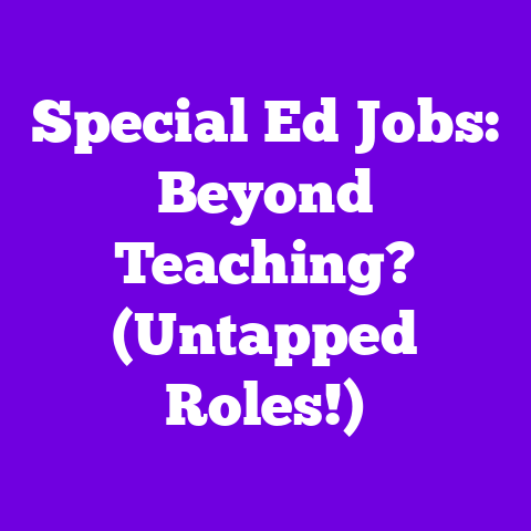 Special Ed Jobs: Beyond Teaching? (Untapped Roles!)