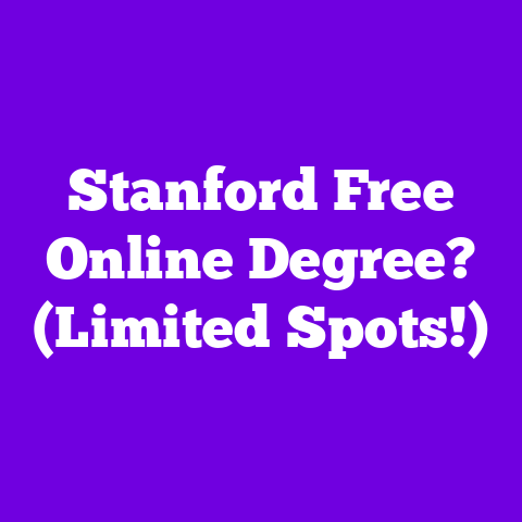 Stanford Free Online Degree? (Limited Spots!)