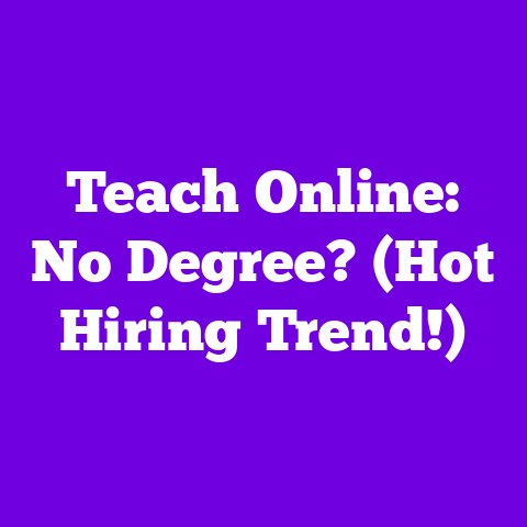 Teach Online: No Degree? (Hot Hiring Trend!)