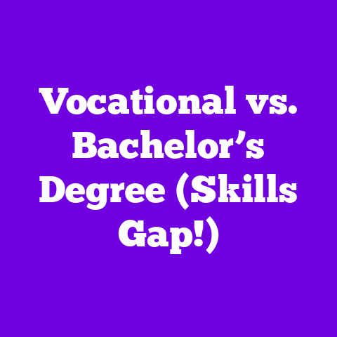 Vocational vs. Bachelor’s Degree (Skills Gap!)