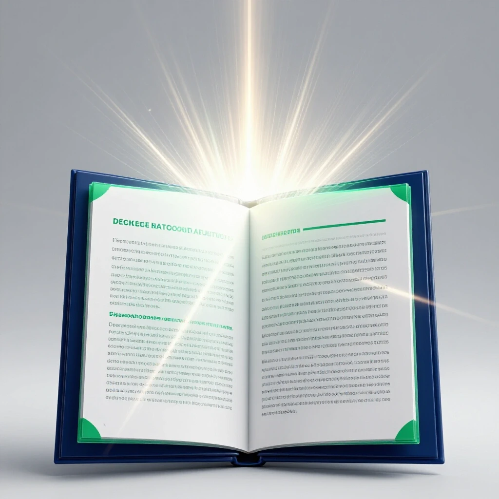 An open official transcript document at center with radiant beams of light highlighting new opportunities.